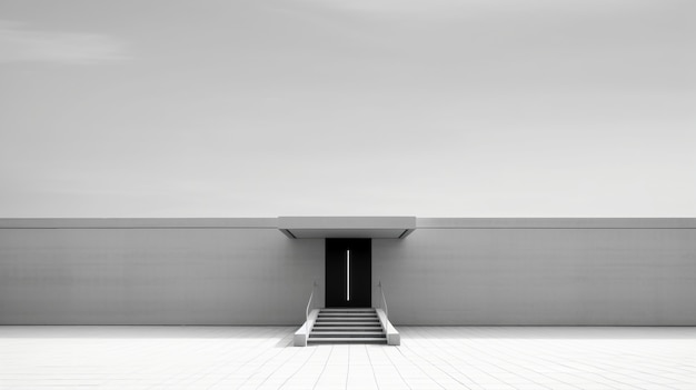 Gratis foto architecturale zwart-witte achtergrond