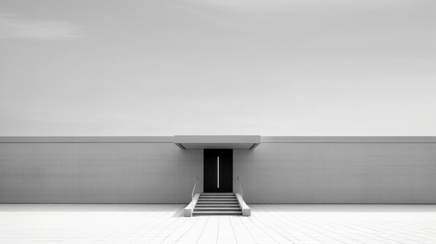 Architecturale zwart-witte achtergrond