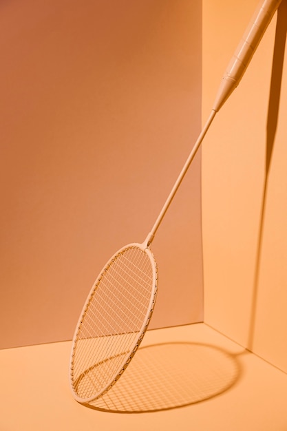 Arrangement voor badmintonrackets