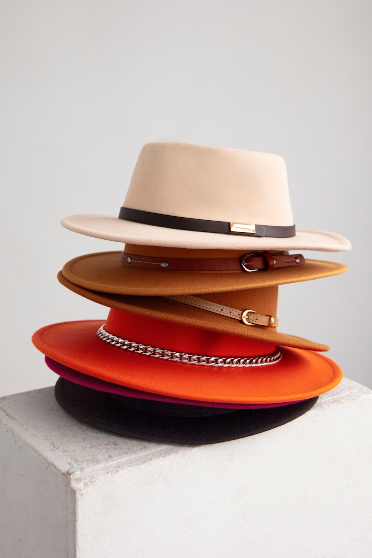 Gratis Foto assortiment stijlvolle fedora hoeden