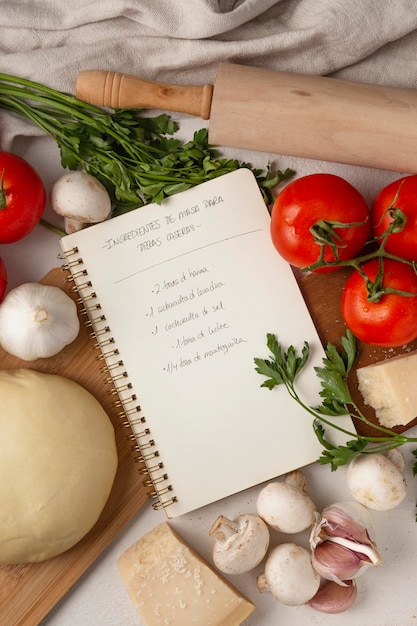 Assortiment van verschillende heerlijke ingrediënten