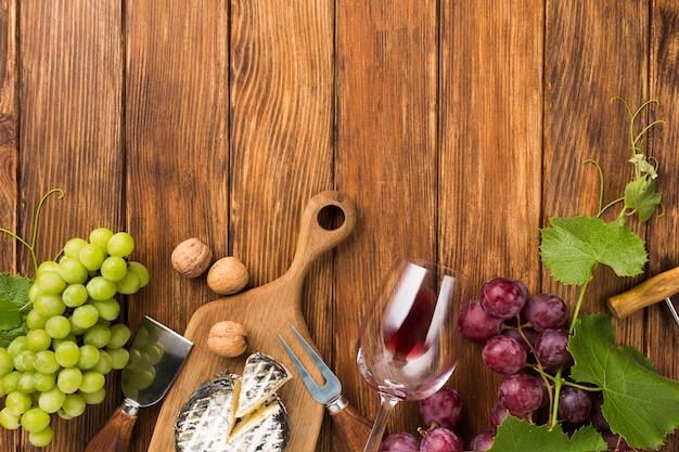 Assortiment voor witte en rode wijn
