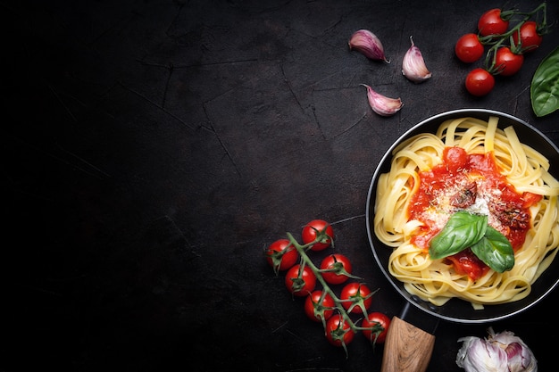 Gratis foto authentieke italiaanse pasta