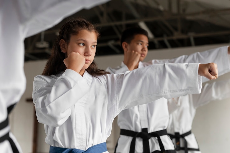 Gratis Foto aziaten die taekwondo beoefenen.