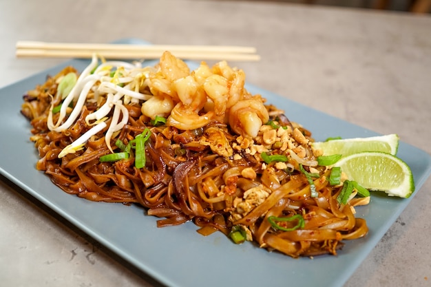 Aziatisch eten in een restaurant