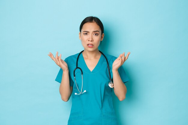 Aziatische gezondheidszorg vrouw poseren