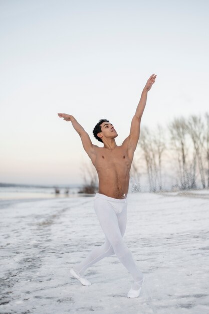 Balletdanser uitvoeren