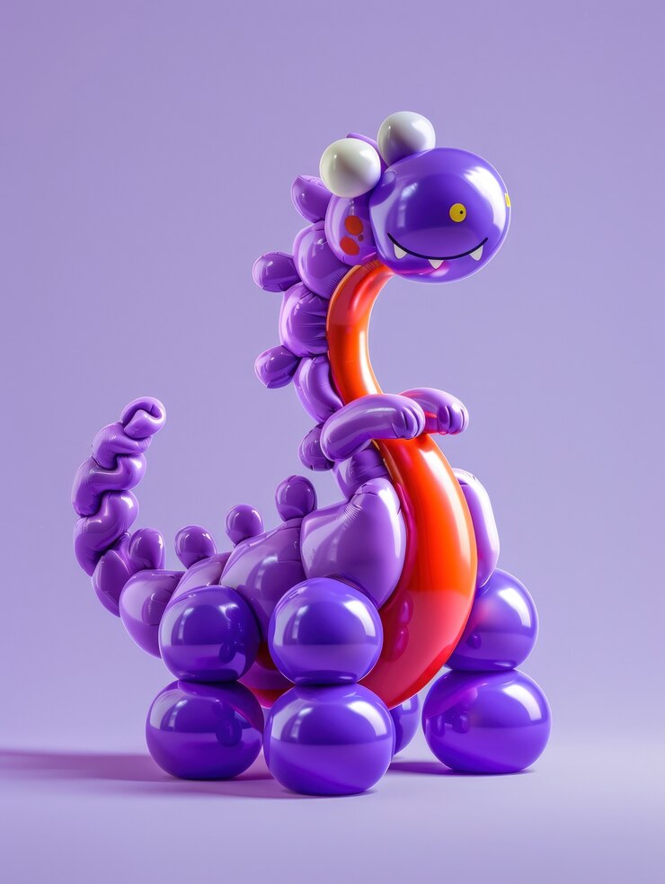 Gratis Foto ballon draaien in de vorm van een draak