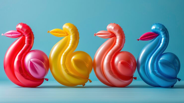 Gratis Foto ballon draaien in de vorm van een vogel