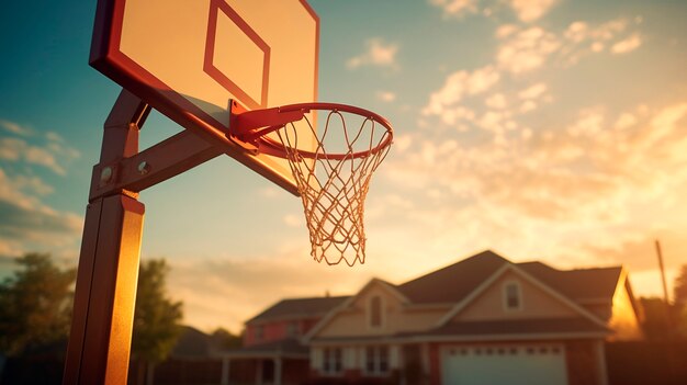 Basketbal spelconcept