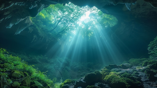 Gratis foto beautiful japanese  forest scene