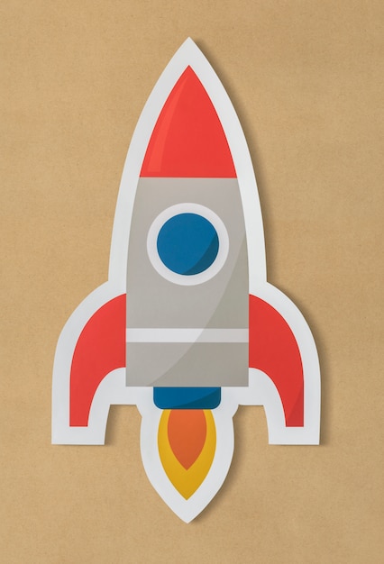 Bedrijf lancering raket pictogram