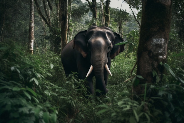 Beeld van de kunstmatige intelligentie van de olifant