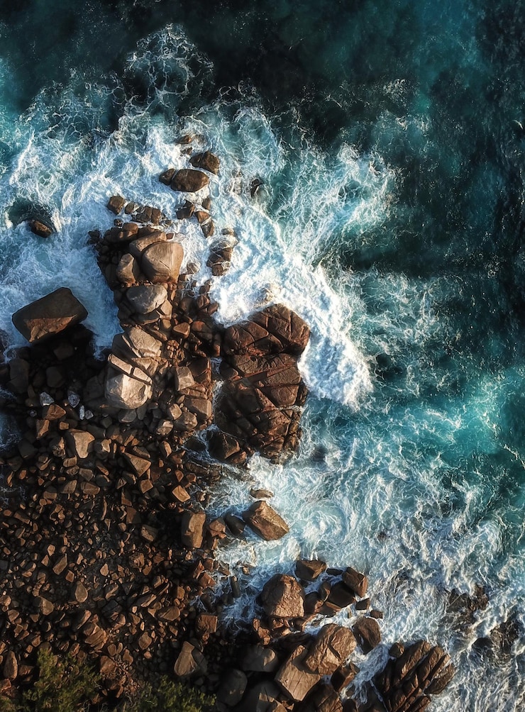 Gratis Foto behang indische oceaan luchtfoto