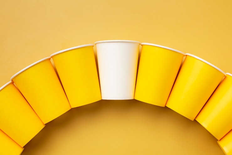 Gratis Foto bekijk duurzame alternatieven voor drinkbekers