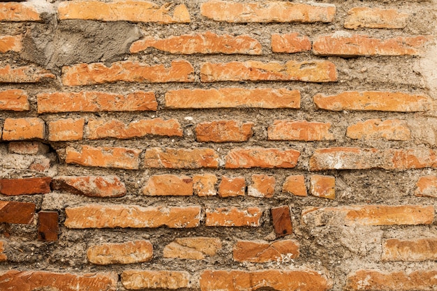 Beschadigde bakstenen muur textuur