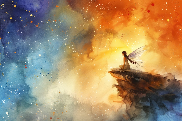 Gratis Foto betoverende aquarel sprookjesillustratie