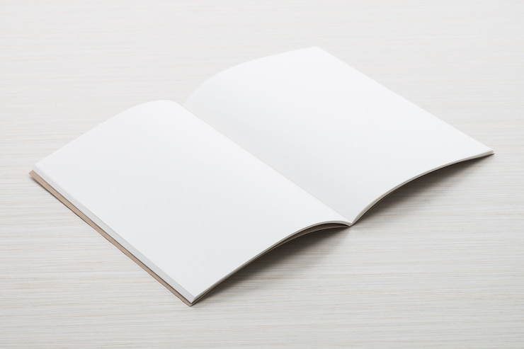 Gratis Foto blanco papieren mock-up