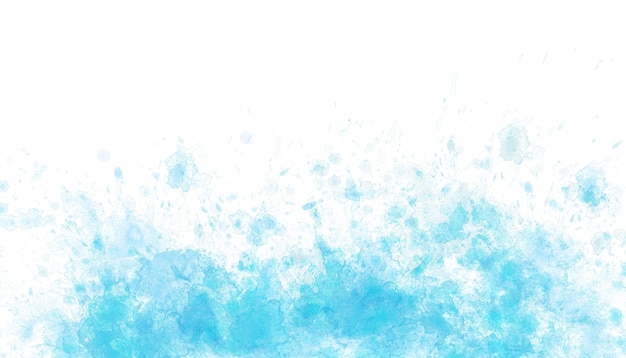 blauwe aquarel splash achtergrond