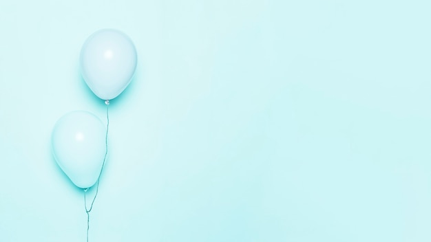 blauwe ballonnen