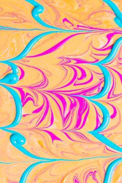 Blauwe en paarse abstracte golven