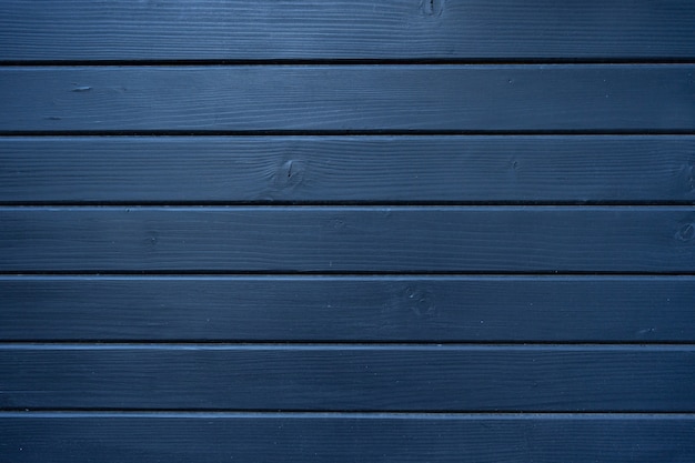 Blauwe houtstructuur van houten muur voor achtergrond en textuur.