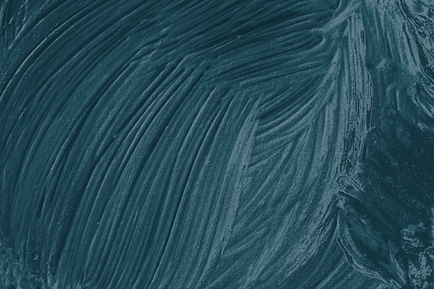 Blauwe olieverf penseelstreek getextureerde achtergrond