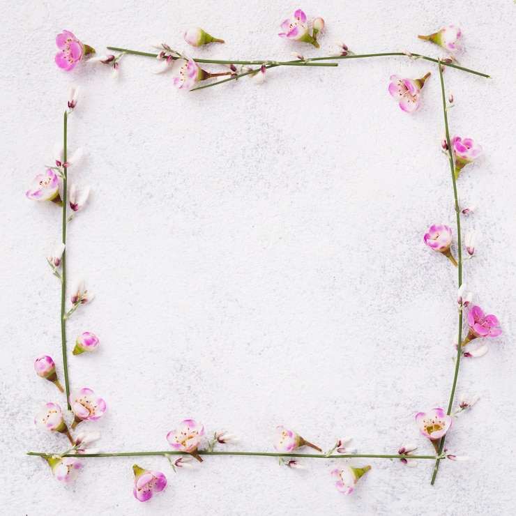 Gratis Foto bloeiende bloemen frame
