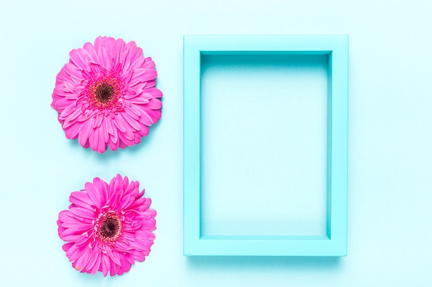 Bloemen en frame