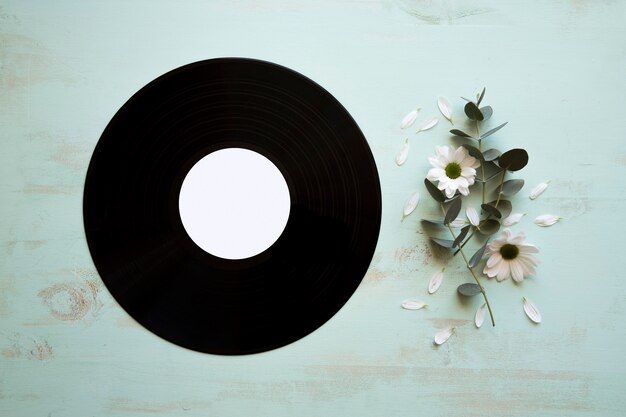 Bloemenmodel vinyl