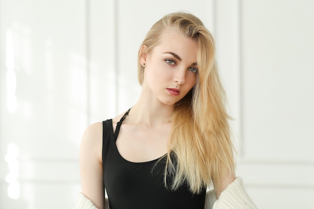 Blonde vrouw