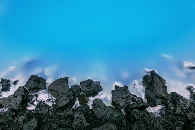 Blue lagoon in ijsland.