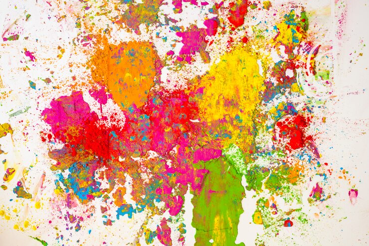 Gratis Foto blurs van oranje, geel, rood, violet en groen droge kleuren