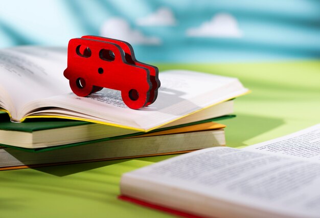 Boeken en fantasie stilleven