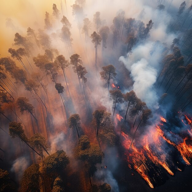 Bosbranden en hun gevolgen voor de natuur