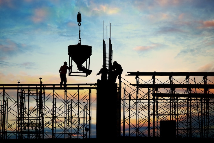Gratis Foto bouw silhouet