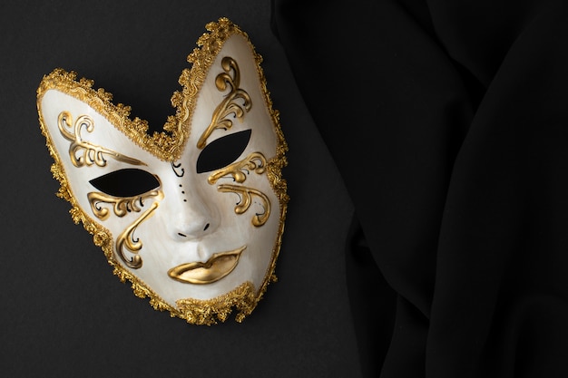 Gratis foto boven weergave theater masker stilleven