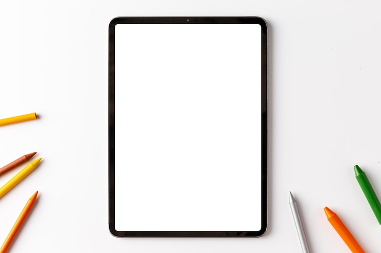 Gratis Foto bovenaanzicht apparaat concept met kopie ruimte