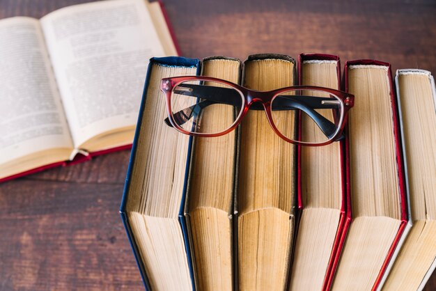 Bovenaanzicht boekenlijn