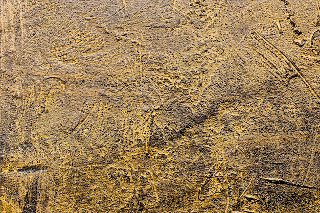 Bovenaanzicht gouden glitter achtergrond concept