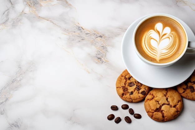 Gratis foto bovenaanzicht heerlijk koekjes arrangement