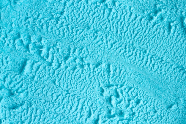 Bovenaanzicht monochroom ijs close-up