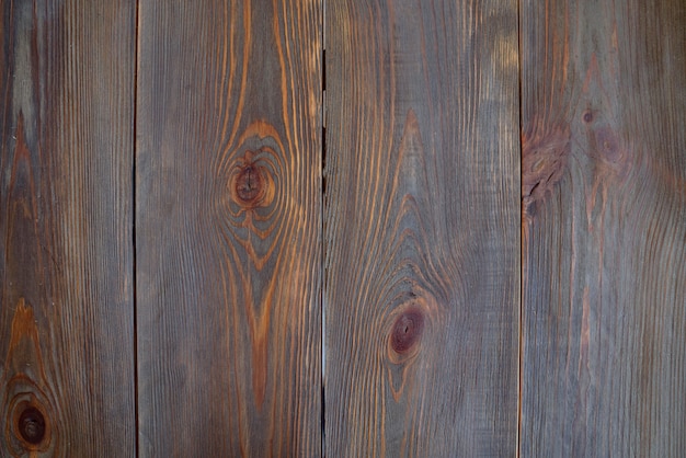 Bovenaanzicht planken van oud hout