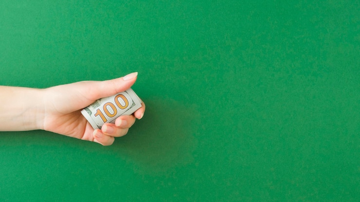 Gratis Foto bovenaanzicht van economie concept met kopie ruimte