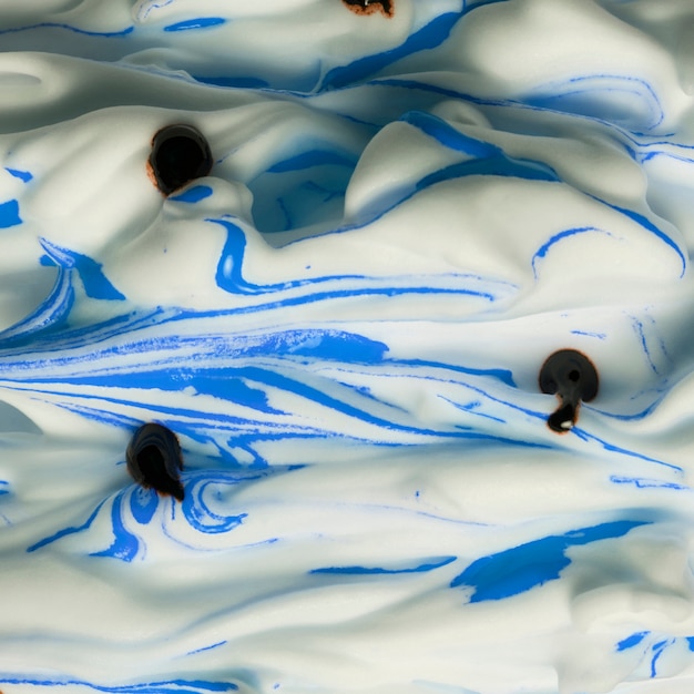 Bovenaanzicht van gemengde acrylkleuren