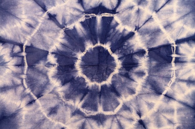 Bovenaanzicht van kleurrijk tie-dye patroon