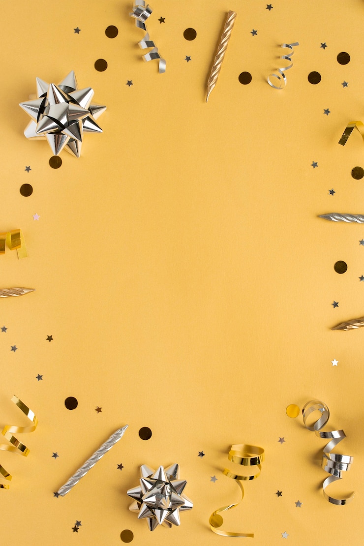Gratis Foto bovenaanzicht van mooie verjaardag concept