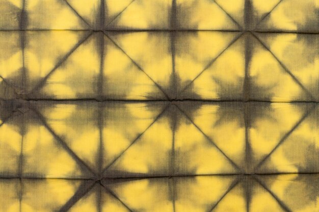 Bovenaanzicht van tie-dye textiel