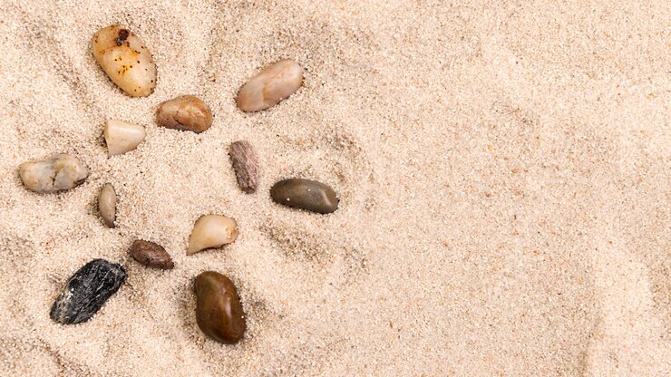 Gratis Foto bovenaanzicht van zomer concept met kopie ruimte