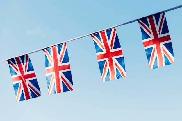 Gratis foto british flag national sign concept